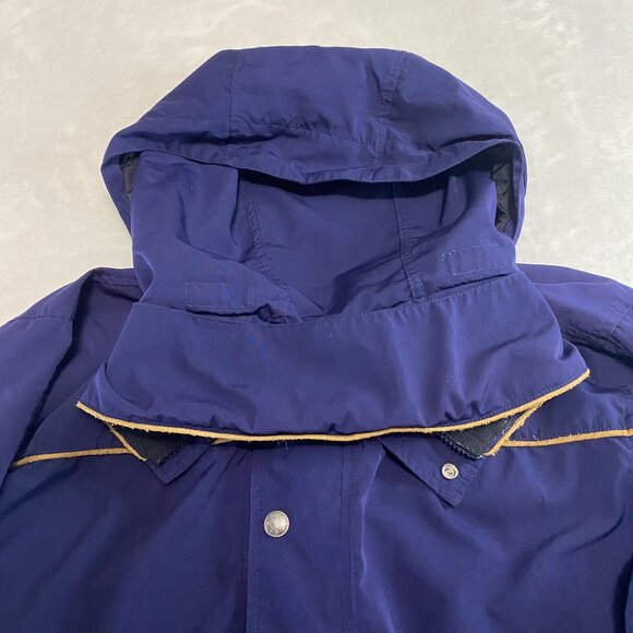 Vintage LL Bean Jacket Men Medium Dark Purple Winter Coat Nordic Lined Outdoor M - Picture 9 of 16